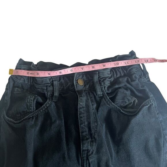 Ba&sh Jalia High Waist Paperbag Black Trouser Pant Size 0 - Picture 5 of 11